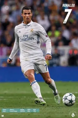 Real Madrid - Christian Ronaldo 16 Poster Print (22 x 34) Real Madrid - Christian Ronaldo 16 Poster Print (22 x 34)