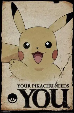 Pokemon - Needs You Poster Print (22 x 34) Pokemon - Needs You Poster Print (22 x 34)
