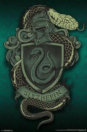 Harry Potter - Slytherin Snake Poster Print (22 x 34) Harry Potter - Slytherin Snake Poster Print (22 x 34)