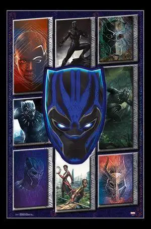 Black Panther - Collage Poster Print (22 x 34) Black Panther - Collage Poster Print (22 x 34)