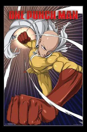 One Punch Man - Saitama Poster Print (22 x 34) One Punch Man - Saitama Poster Print (22 x 34)