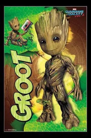 Guardians Of The Galaxy 2 - Groot Poster Print (22 x 34) Guardians Of The Galaxy 2 - Groot Poster Print (22 x 34)