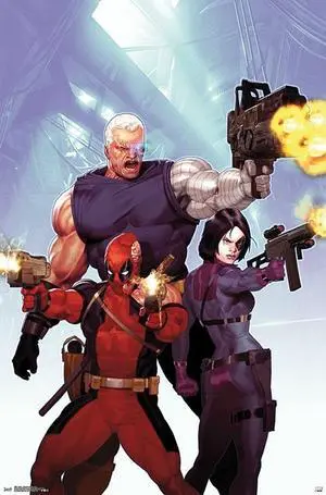 Cable - Deadpool And Domino Poster Print (22 x 34) Cable - Deadpool And Domino Poster Print (22 x 34)