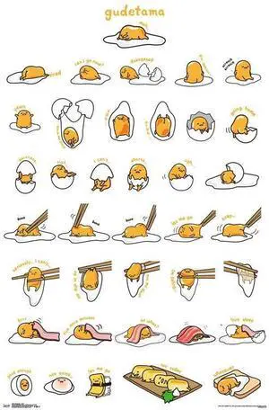 Gudetama - Grid Poster Print (22 x 34) Gudetama - Grid Poster Print (22 x 34)
