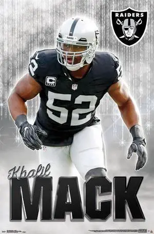 Oakland Raiders - K Mack 17 Poster Print (22 x 34) Oakland Raiders - K Mack 17 Poster Print (22 x 34)