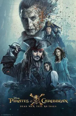 Pirates of the Caribbean Dead Men Tell No Tales - One Sheet Poster Print (22 x 34) Pirates of the Caribbean Dead Men Tell No Tales - One Sheet Poster Print (22 x 34)