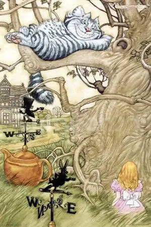 Alice In Wonderland Cheshire Cat Poster Print (22 x 34) Alice In Wonderland Cheshire Cat Poster Print (22 x 34)