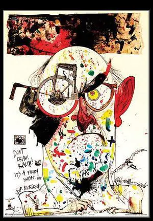 Ralph Steadman Self Portrait Poster Print (22 x 34) Ralph Steadman Self Portrait Poster Print (22 x 34)