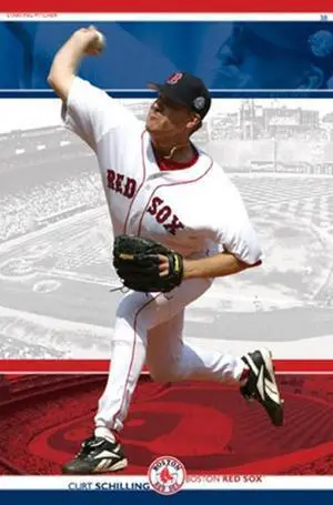 Boston Red Sox - Curt Schilling Poster Print (24 x 36) Boston Red Sox - Curt Schilling Poster Print (24 x 36)