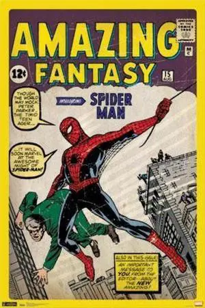Spiderman - Marvel Comic Book Cover Poster Print (22 x 34) Spiderman - Marvel Comic Book Cover Poster Print (22 x 34)