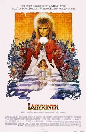 Labyrinth Movie David Bowie Poster Print (24 X 36) Labyrinth Movie David Bowie Poster Print (24 X 36)