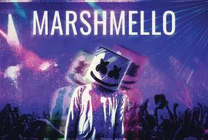 DJ Marshmello Club Scene Poster Print (24 x 36) DJ Marshmello Club Scene Poster Print (24 x 36)