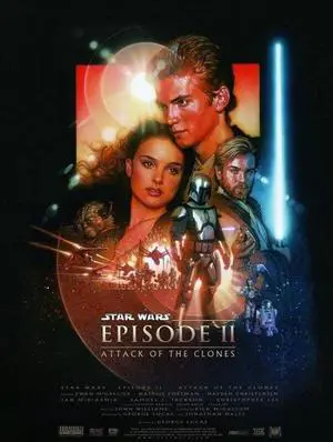 Star Wars Episode 2 Attack Of The Clones Poster Print (22 x 34) Star Wars Episode 2 Attack Of The Clones Poster Print (22 x 34)
