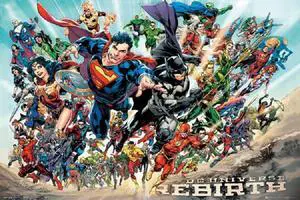 Dc Comics Universe Rebirth Poster Print (34 x 22) Dc Comics Universe Rebirth Poster Print (34 x 22)