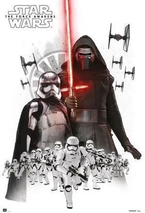 Star Wars The Force Awakens Empire White Poster Print (22 x 34) Star Wars The Force Awakens Empire White Poster Print (22 x 34)