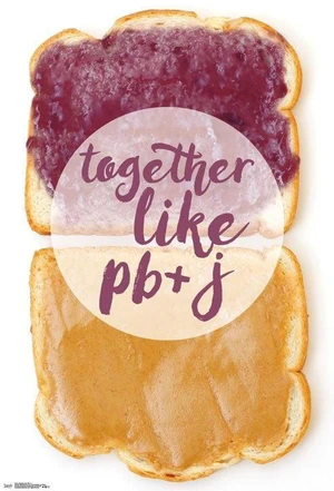 Together Like Pb & J Poster Print (22 x 34) Together Like Pb & J Poster Print (22 x 34)