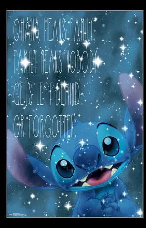 Lilo & Stitch - Ohana Poster Print (22 x 34) Lilo & Stitch - Ohana Poster Print (22 x 34)