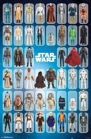Star Wars - Figures Poster Print (22 x 34) Star Wars - Figures Poster Print (22 x 34)