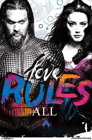 Aquaman - Love Rules Poster Print (22 x 34) Aquaman - Love Rules Poster Print (22 x 34)