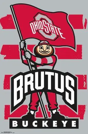 The Ohio State University - Brutus Poster Print (22 x 34) The Ohio State University - Brutus Poster Print (22 x 34)