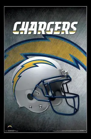 Los Angeles Chargers - Helmet Poster Print (22 x 34) Los Angeles Chargers - Helmet Poster Print (22 x 34)