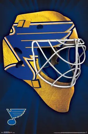 St. Louis Blues_ - Mask Poster Print (22 x 34) St. Louis Blues_ - Mask Poster Print (22 x 34)