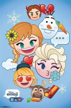 Disney Emoji - Frozen Poster Print (22 x 34) Disney Emoji - Frozen Poster Print (22 x 34)