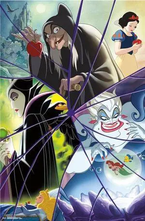 Disney Villains - Collage Poster Print (22 x 34) Disney Villains - Collage Poster Print (22 x 34)