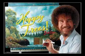 Bob Ross - Happy Trees Poster Print (34 x 22) Bob Ross - Happy Trees Poster Print (34 x 22)