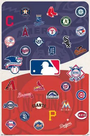 MLB Baseball - Logos 15 Poster Print (22 x 34) MLB Baseball - Logos 15 Poster Print (22 x 34)