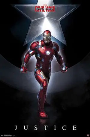 Captain America: Civil War - Justice Poster Print (22 x 34) Captain America: Civil War - Justice Poster Print (22 x 34)