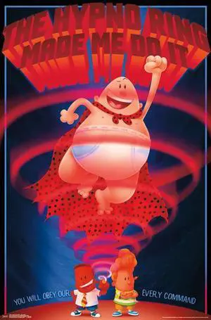 Captain Underpants - Hypno Ring Poster Print (22 x 34) Captain Underpants - Hypno Ring Poster Print (22 x 34)