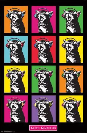 Kitten - Pop Grid Poster Print (24 x 36) Kitten - Pop Grid Poster Print (24 x 36)