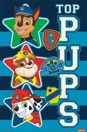 Paw Patrol - Top Pups Poster Print (22 x 34) Paw Patrol - Top Pups Poster Print (22 x 34)