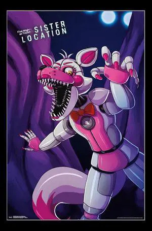 Five Nights At Freddy's Sister Location - Funtime Foxy Poster Print (22 x 34) Five Nights At Freddy's Sister Location - Funtime Foxy Poster Print (22 x 34)