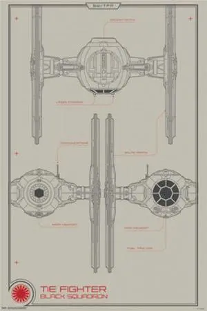 Collector - Star Wars The Force Awakens - Black Squadron (24X36) Poster Print (22 x 34) Collector - Star Wars The Force Awakens - Black Squadron (24X36) Poster Print (22 x 34)