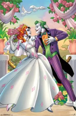 Harley Quinn and Joker - Romance Poster Print (22 x 34) Harley Quinn and Joker - Romance Poster Print (22 x 34)