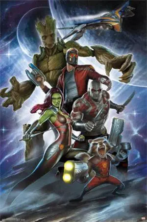 Guardians of the Galaxy - Attack Poster Print (22 x 34) Guardians of the Galaxy - Attack Poster Print (22 x 34)