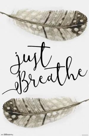 Just Breathe Poster Print (22 x 34) Just Breathe Poster Print (22 x 34)