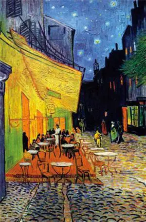 Cafe Terrace At Night Poster Print (22 x 34) Cafe Terrace At Night Poster Print (22 x 34)