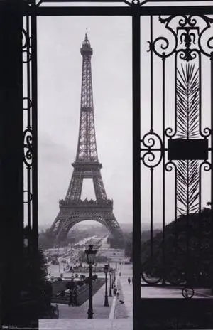 Eiffel Tower - Gate Poster Print (24 x 36) Eiffel Tower - Gate Poster Print (24 x 36)