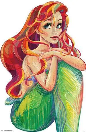 Ariel - Stylized Poster Print (22 x 34) Ariel - Stylized Poster Print (22 x 34)