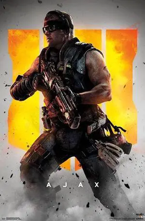 Call Of Duty Black Ops 4 - Ajax Key Art Poster Print (22 x 34) Call Of Duty Black Ops 4 - Ajax Key Art Poster Print (22 x 34)