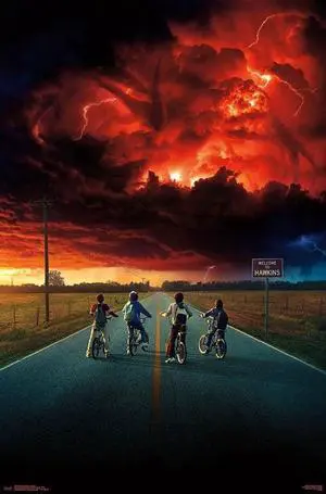 Stranger Things 2 - Key Art Poster Print (22 x 34) Stranger Things 2 - Key Art Poster Print (22 x 34)