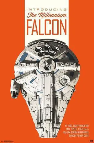 Han Solo - Millennium Falcon Poster Print (22 x 34) Han Solo - Millennium Falcon Poster Print (22 x 34)