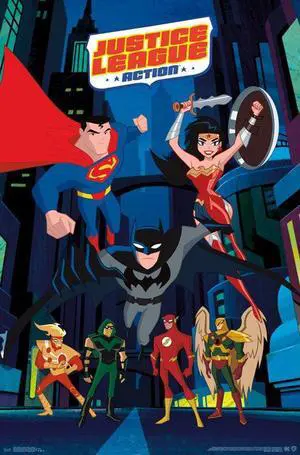 Justice League Action - Collage Poster Print (22 x 34) Justice League Action - Collage Poster Print (22 x 34)