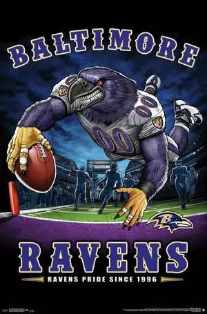 Baltimore Ravens - End Zone Poster Print (22 x 34) Baltimore Ravens - End Zone Poster Print (22 x 34)