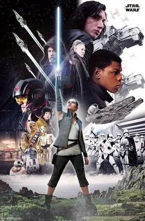 Star Wars The Last Jedi - Group Poster Print (22 x 34) Star Wars The Last Jedi - Group Poster Print (22 x 34)