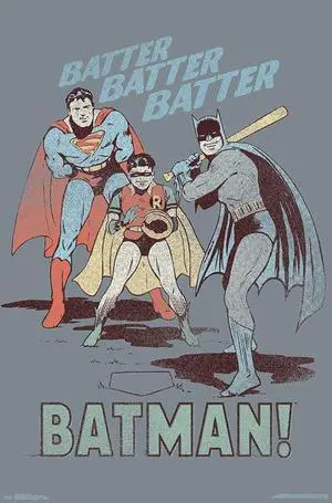 Dc Comics - Batter Poster Print (22 x 34) Dc Comics - Batter Poster Print (22 x 34)