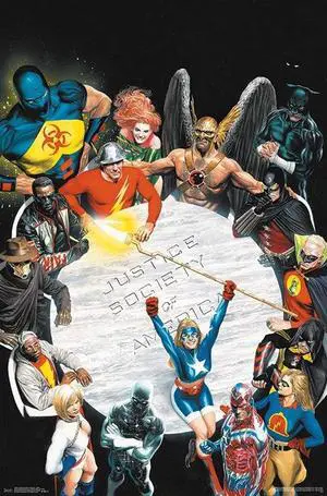 Justice Society Of America - Table Poster Print (22 x 34) Justice Society Of America - Table Poster Print (22 x 34)